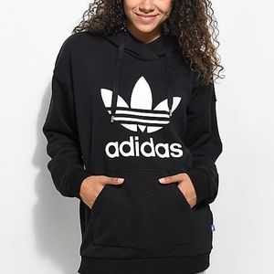 ADIDAS TREFOIL BLACK HOODIE